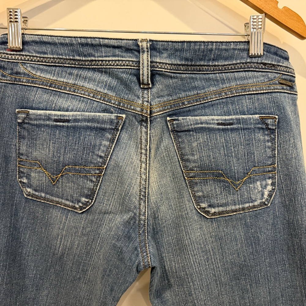 Diesel Industry Lowky B C Womens  Blue Stretch Italian Made Jeans Size 29 X 32